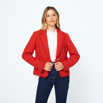 Blazer Elena Rojo