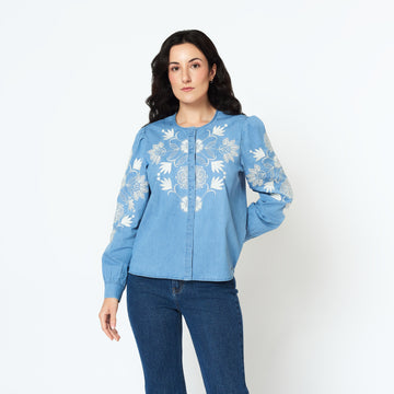 Blusa Alicante Celeste