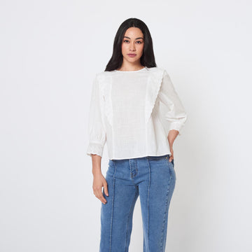 Blusa Famara Hueso