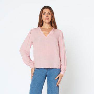 Blusa Petunia Palo Rosa