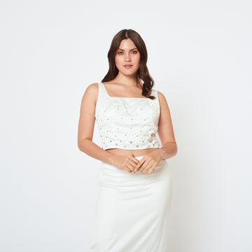 Blusa Salma Hueso