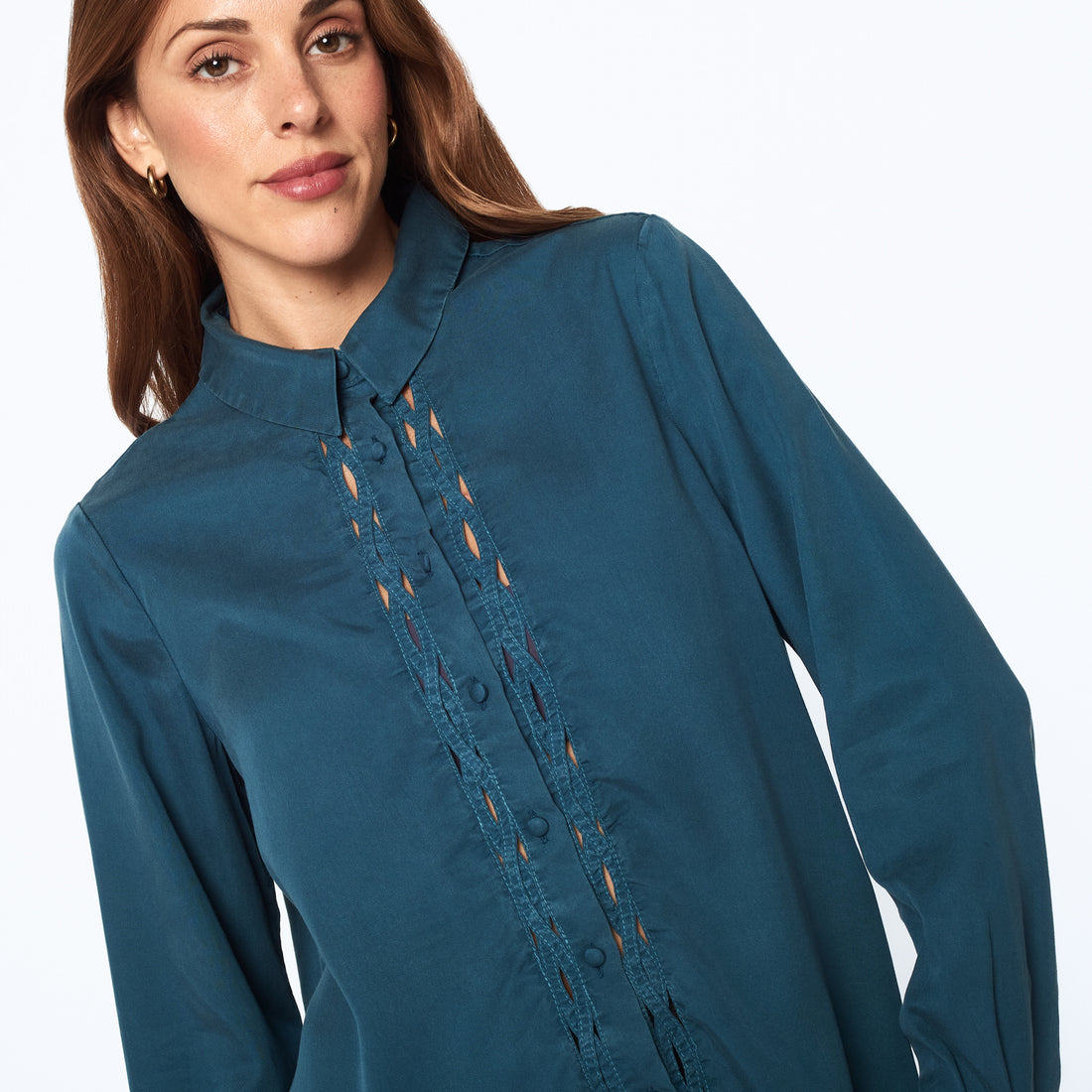 Blusa Tiziana Turquesa