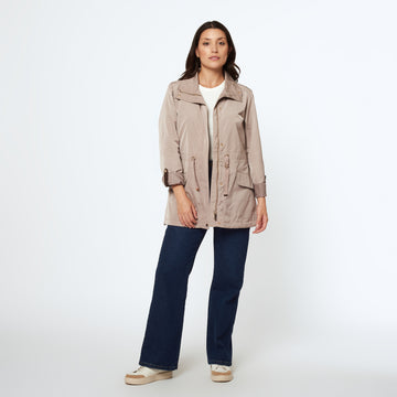 Casaca Light Parka Topo