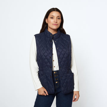 Chaleco Caroll Azul