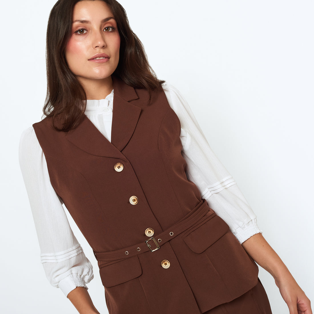 Chaleco Rafa Marron