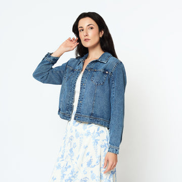 Chaqueta Anabelle Celeste