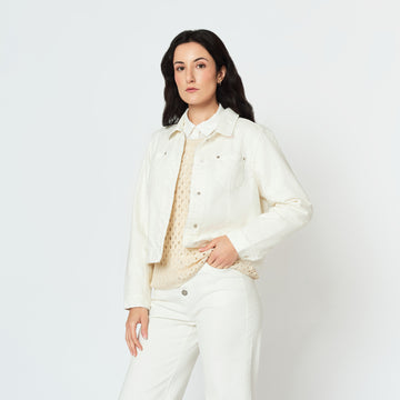 Chaqueta Anabelle Hueso
