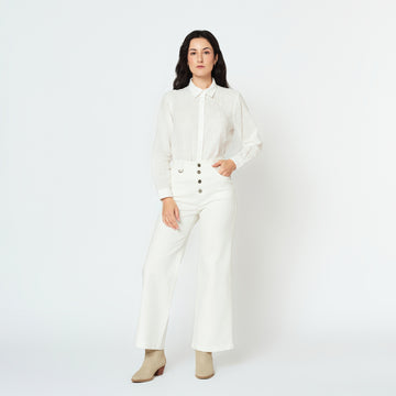Pantalon Alejandra Hueso