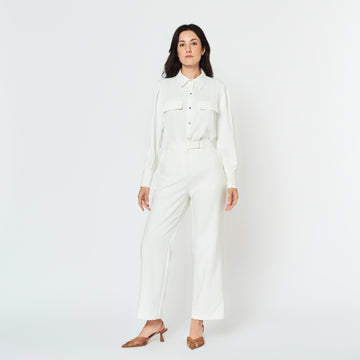 Pantalon Almendra Hueso