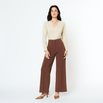 Pantalon Dory Marron