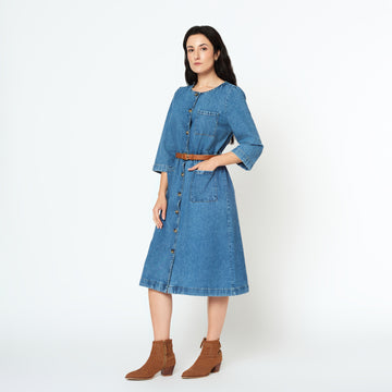 Vestido Alfred Celeste
