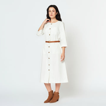 Vestido Alfred Hueso