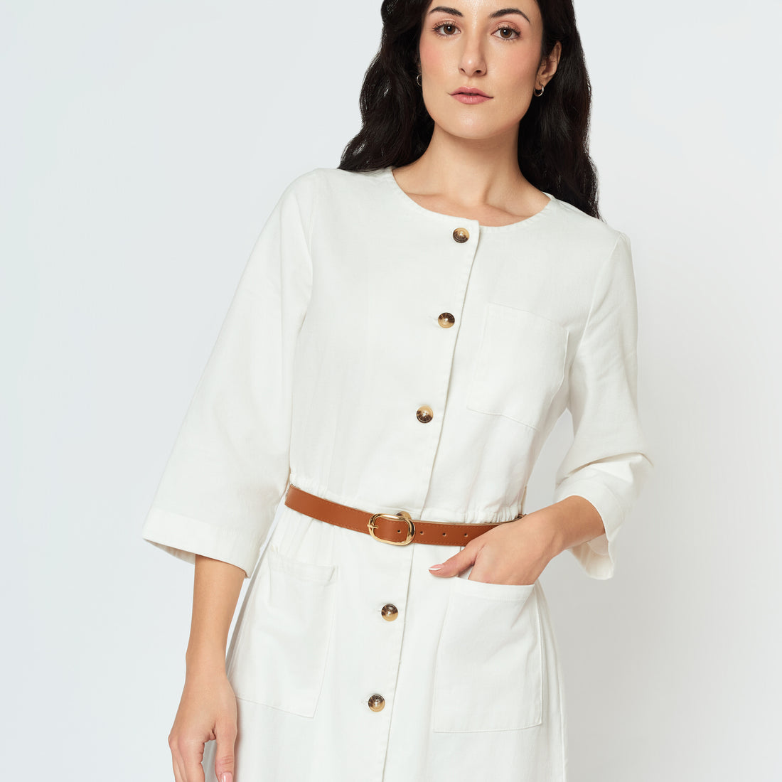 Vestido Alfred Hueso