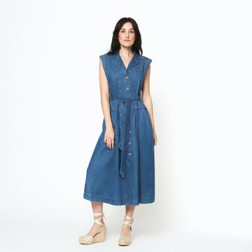 Vestido Gardenia Azul