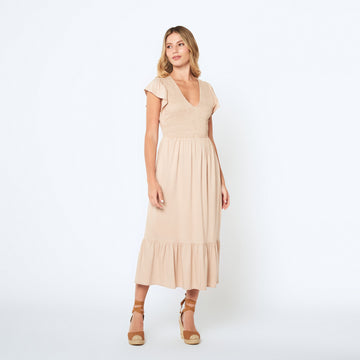 Vestido Niurka Beige