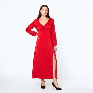 Vestido Zahir Rojo