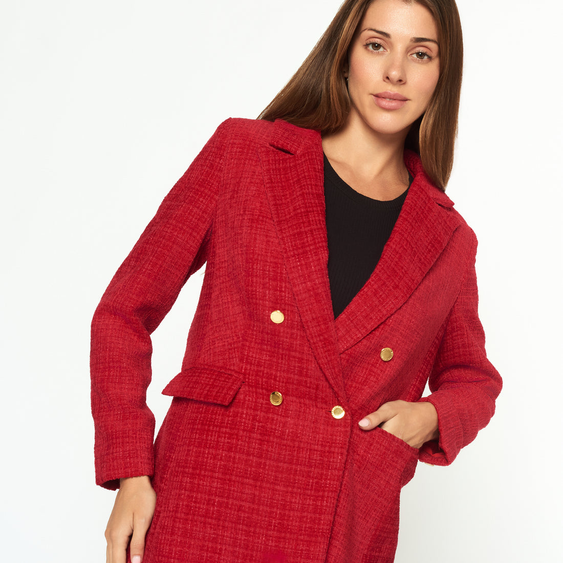 Blazer Adriana Rojo