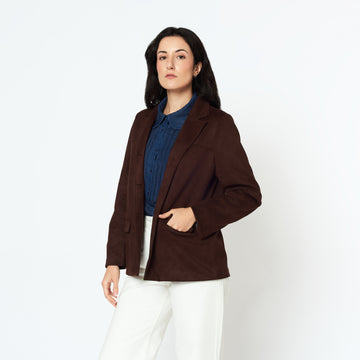 Blazer Alaia Marron