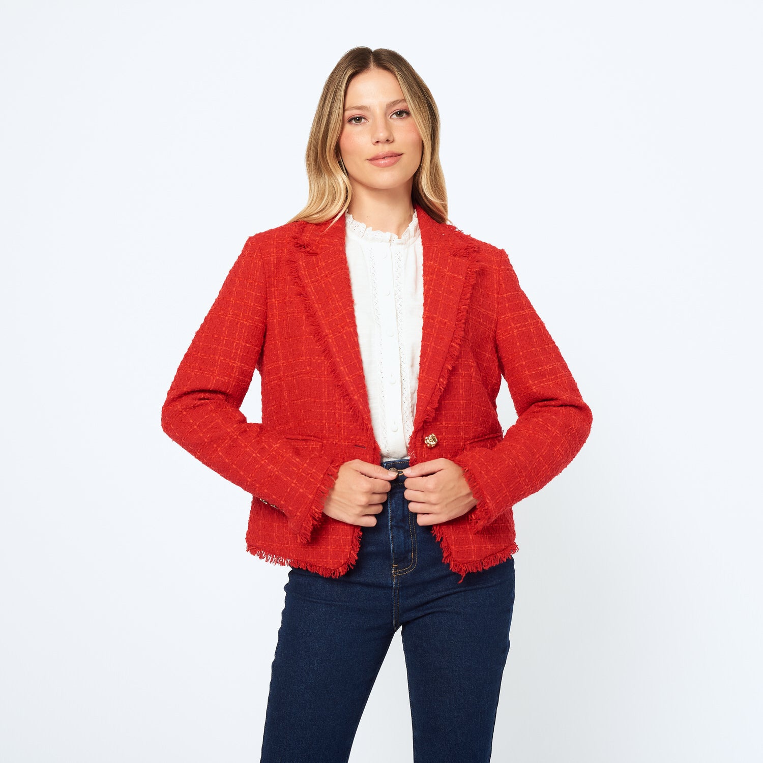 Blazer Elena Rojo