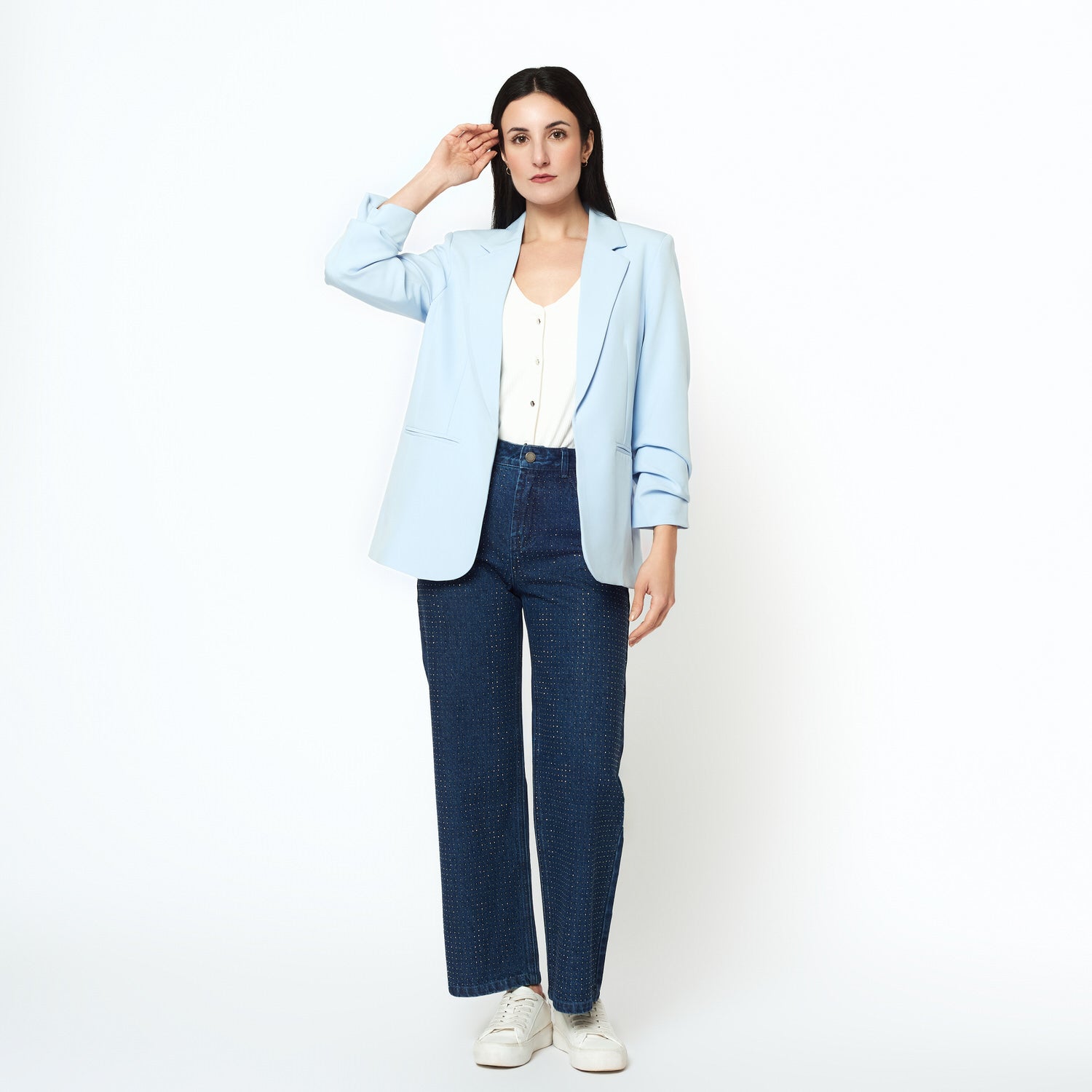 Blazer Idalba Celeste