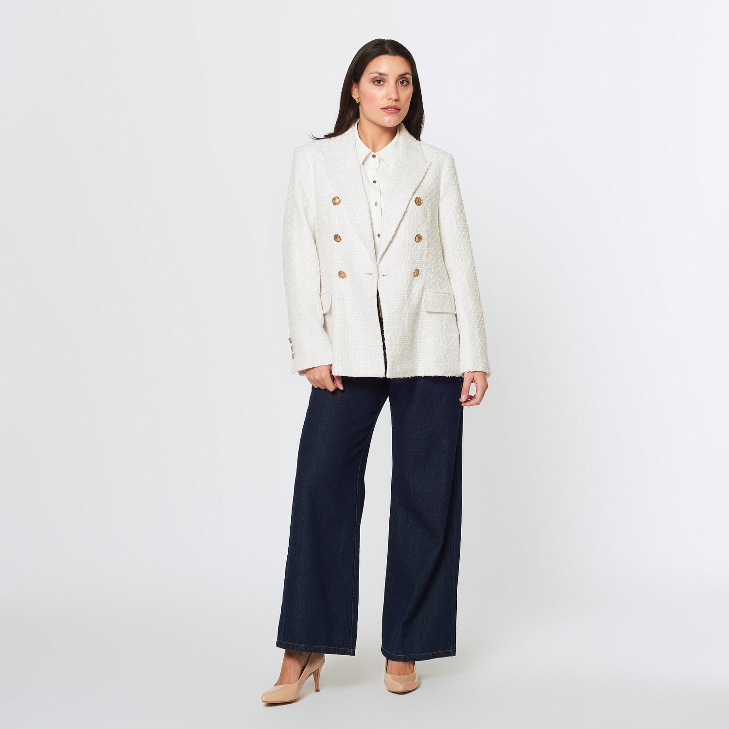 Blazer Sabrina Hueso