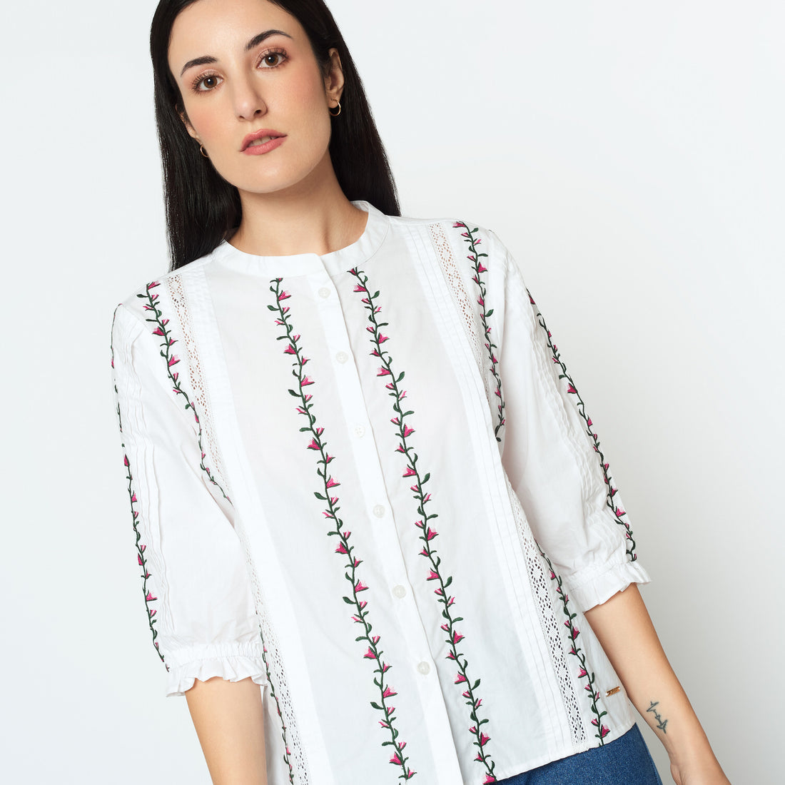 Blusa Abril Hueso