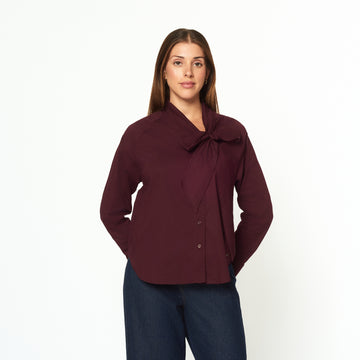 Blusa Aleida Vino