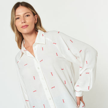 Blusa Alfi Hueso