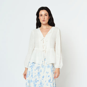 Blusa Amara Hueso