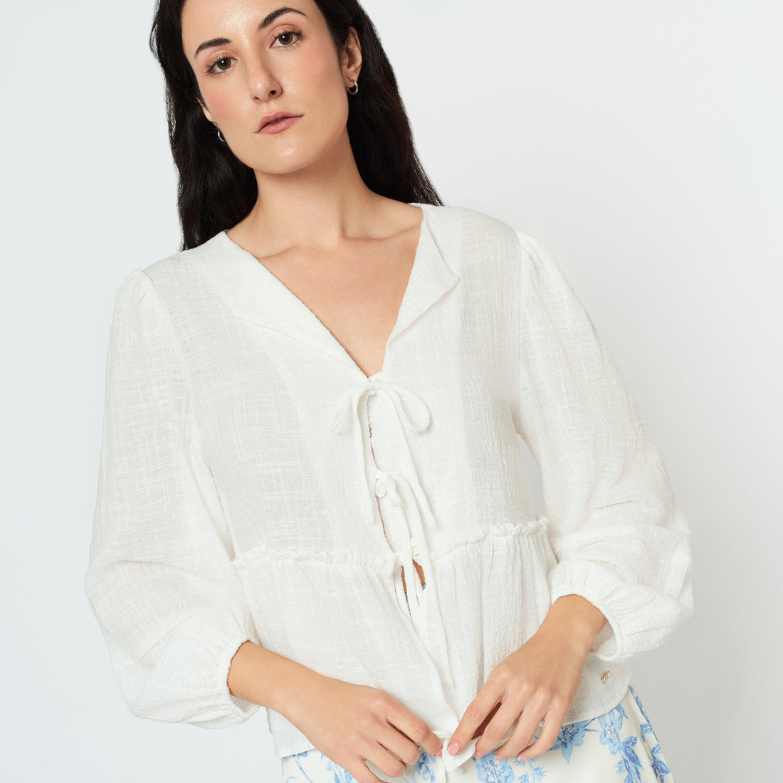 Blusa Amara Hueso