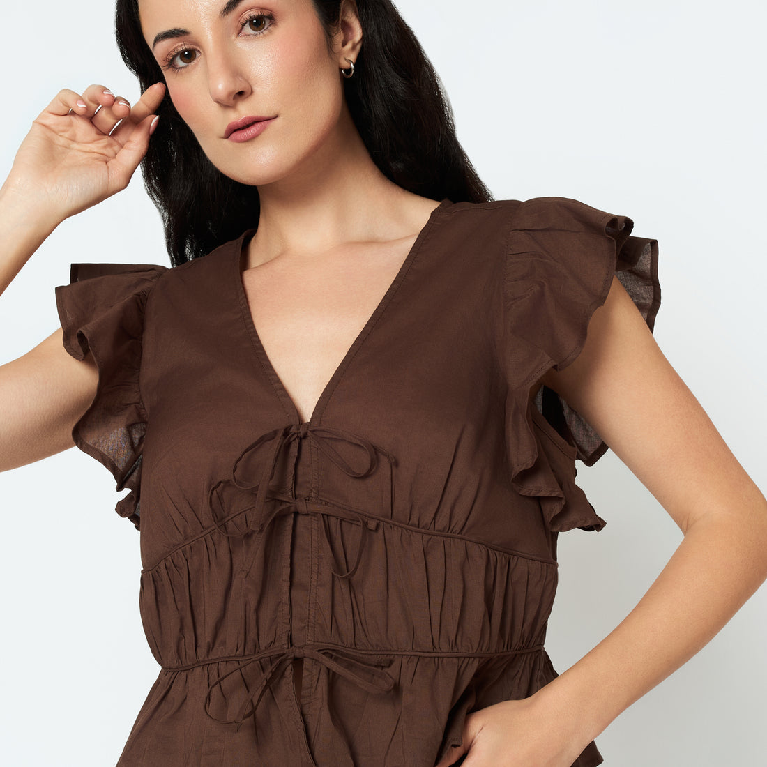Blusa Amelia Marron