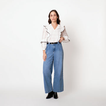 Blusa Bernarda Hueso