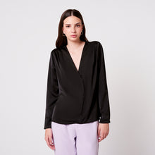 Cargar imagen en el visor de la galería, Blusa Camelia Negro
