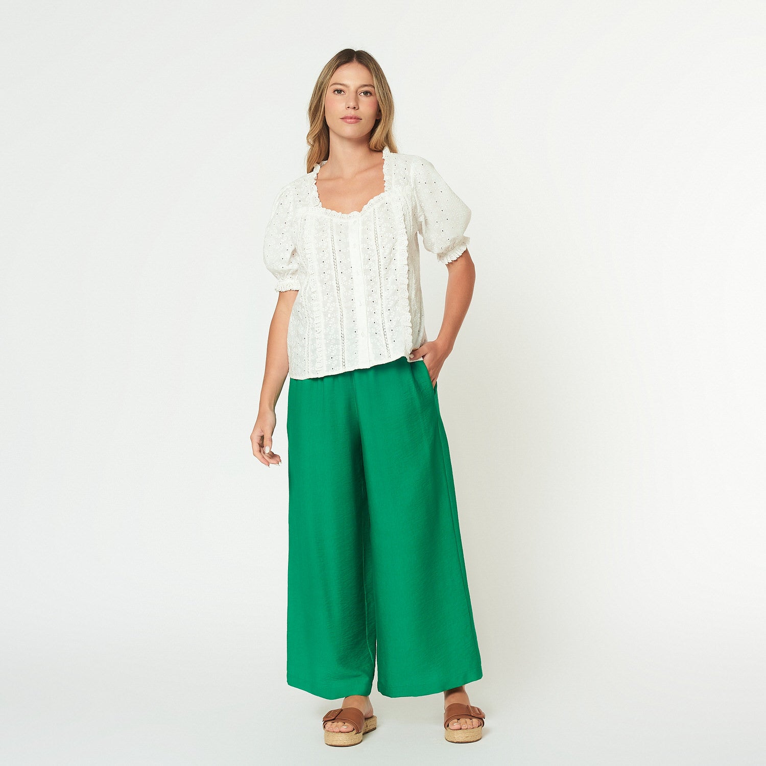 Blusa Constanza Hueso