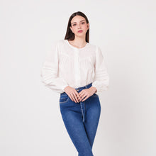 Cargar imagen en el visor de la galería, Blusa Dafne Hueso
