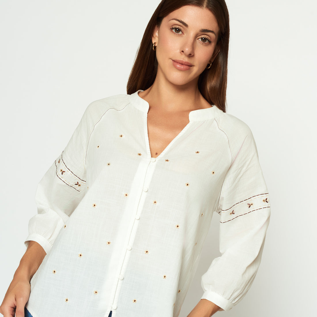 Blusa Darila Hueso