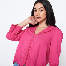 Cargar imagen en el visor de la galería, Blusa Fania Fucsia
