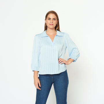 Blusa Farina Celeste