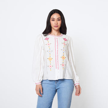 Blusa Federica Hueso