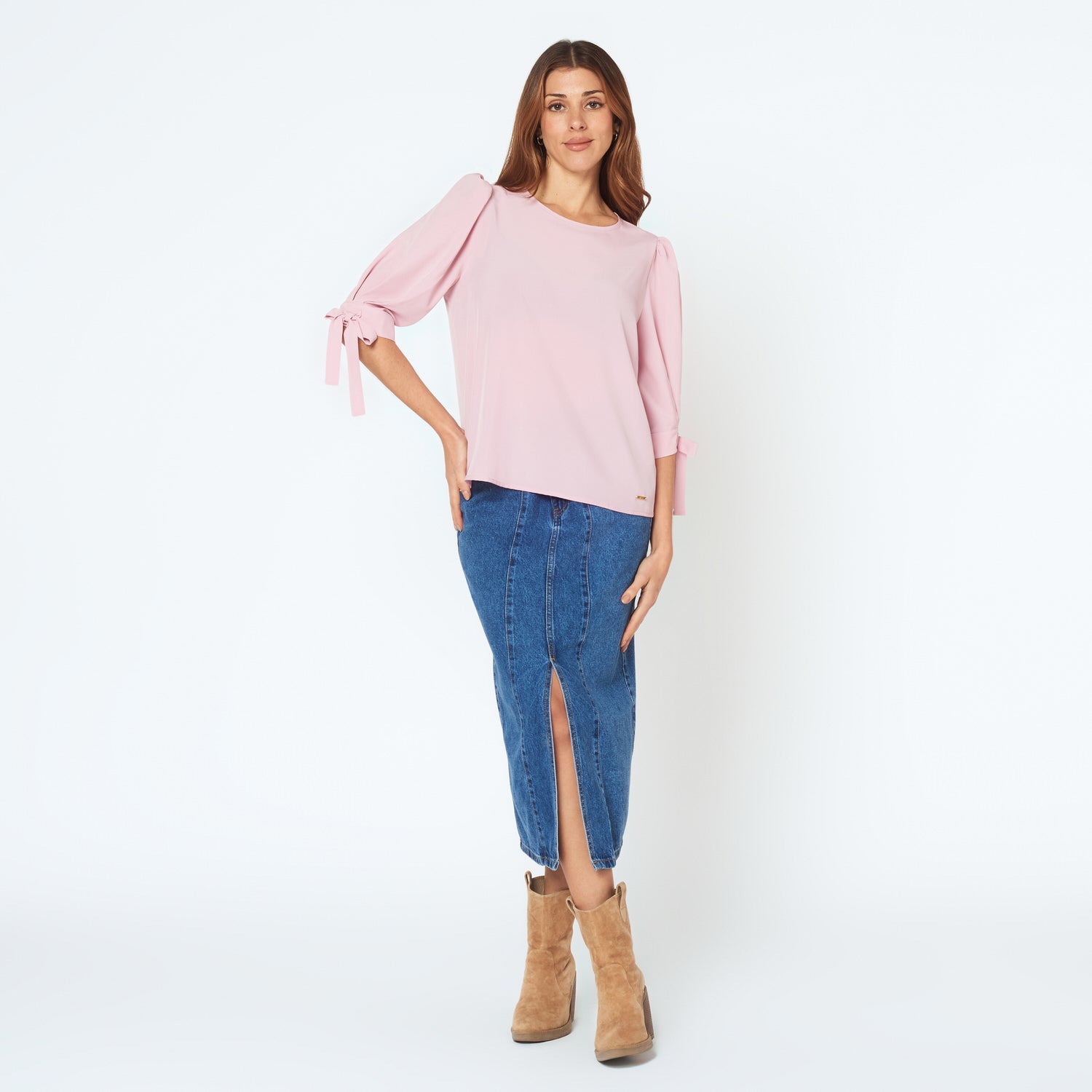 Blusa Gema Palo Rosa