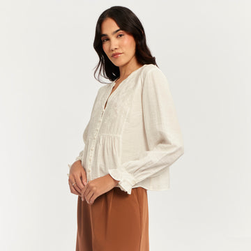 Blusa Gracia Hueso