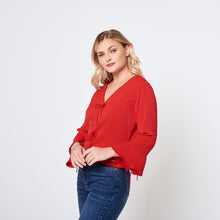 Cargar imagen en el visor de la galería, Blusa Jamelia Rojo
