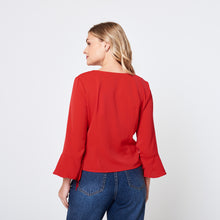 Cargar imagen en el visor de la galería, Blusa Jamelia Rojo
