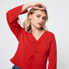 Cargar imagen en el visor de la galería, Blusa Jamelia Rojo
