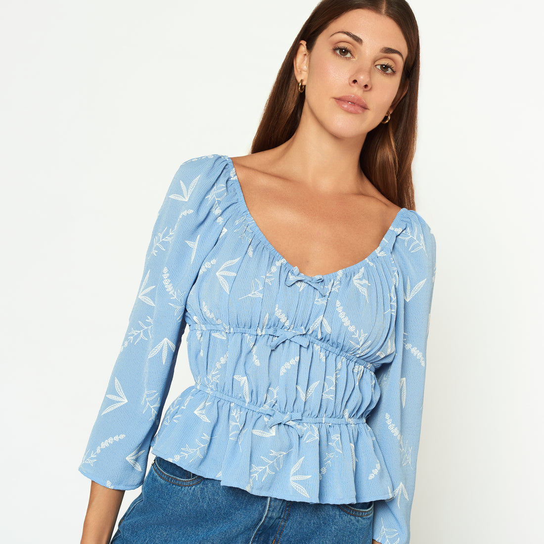 Blusa Kiria Celeste