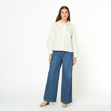Blusa Lila Hueso
