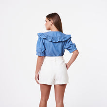 Cargar imagen en el visor de la galería, Blusa Magnolia Azul
