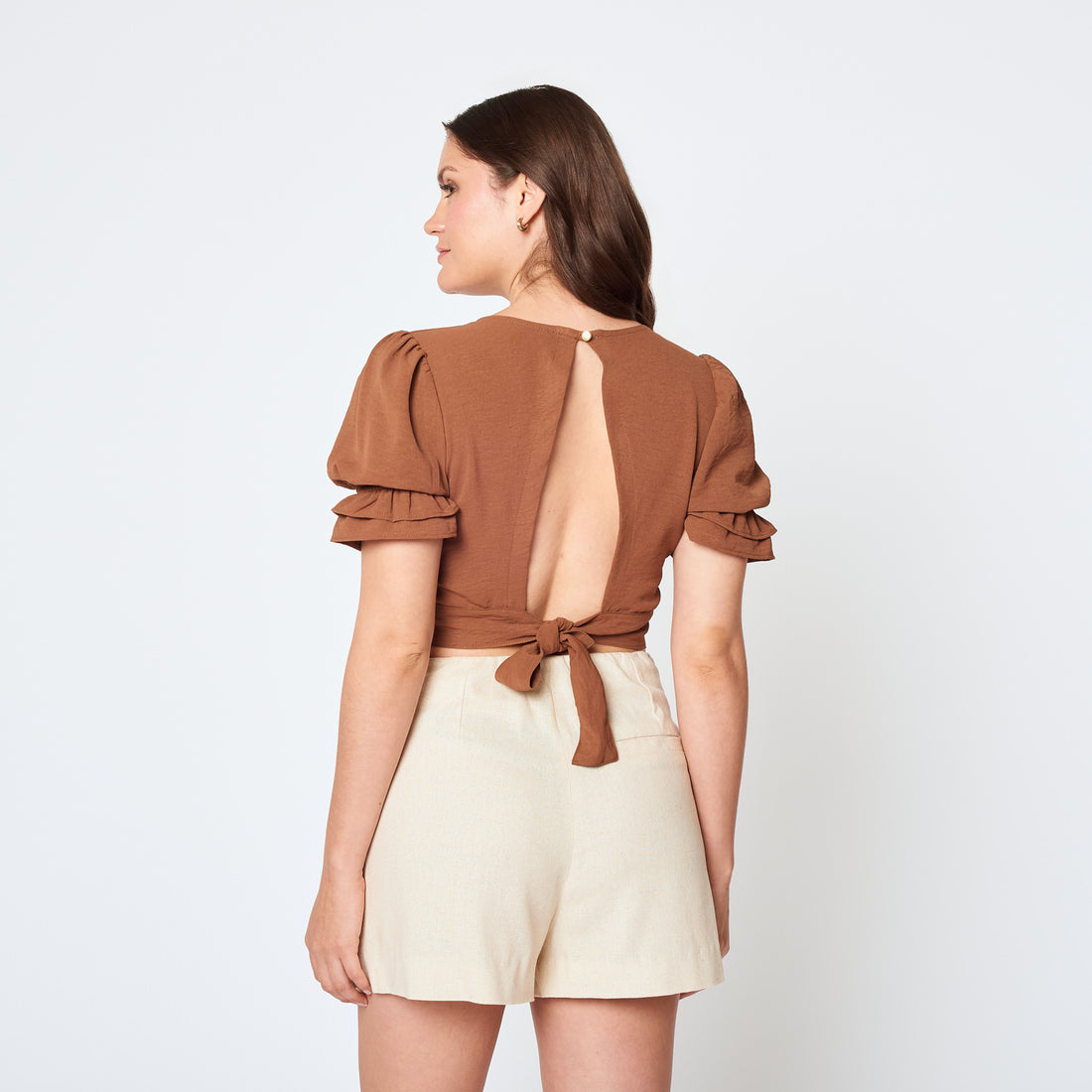 Blusa Narcisa Marron