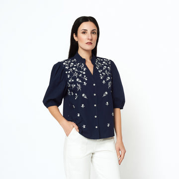 Blusa Olinda Azul