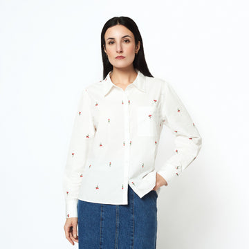 Blusa Oriana Hueso